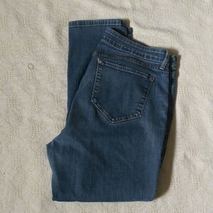NYDJ Dark Blue Straight Jeans
